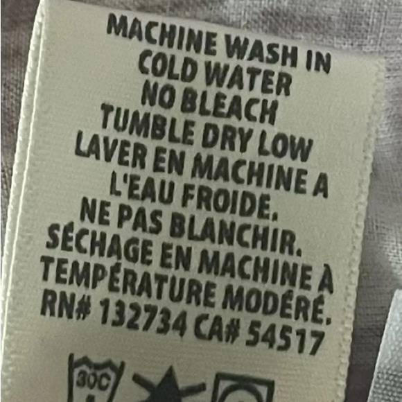 Cloth& Stone button front long sleeve shirt, size Medium - Picture 5 of 5